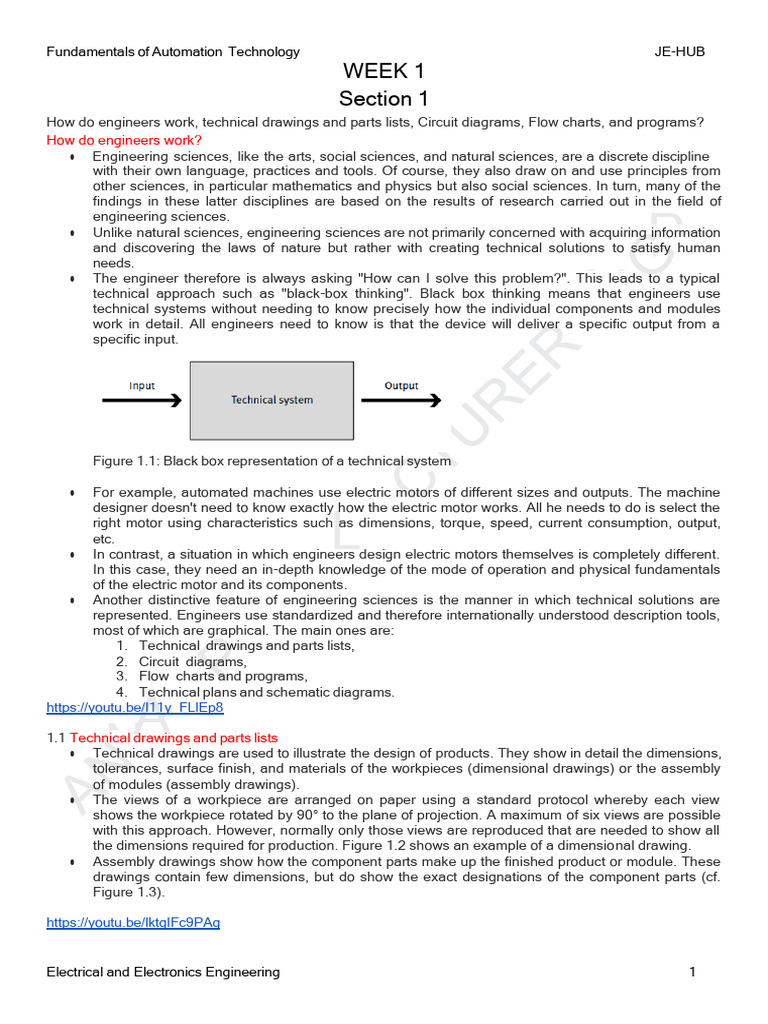 Fundamental of Automation Technology JE-HUB | PDF | Relay | Capacitor