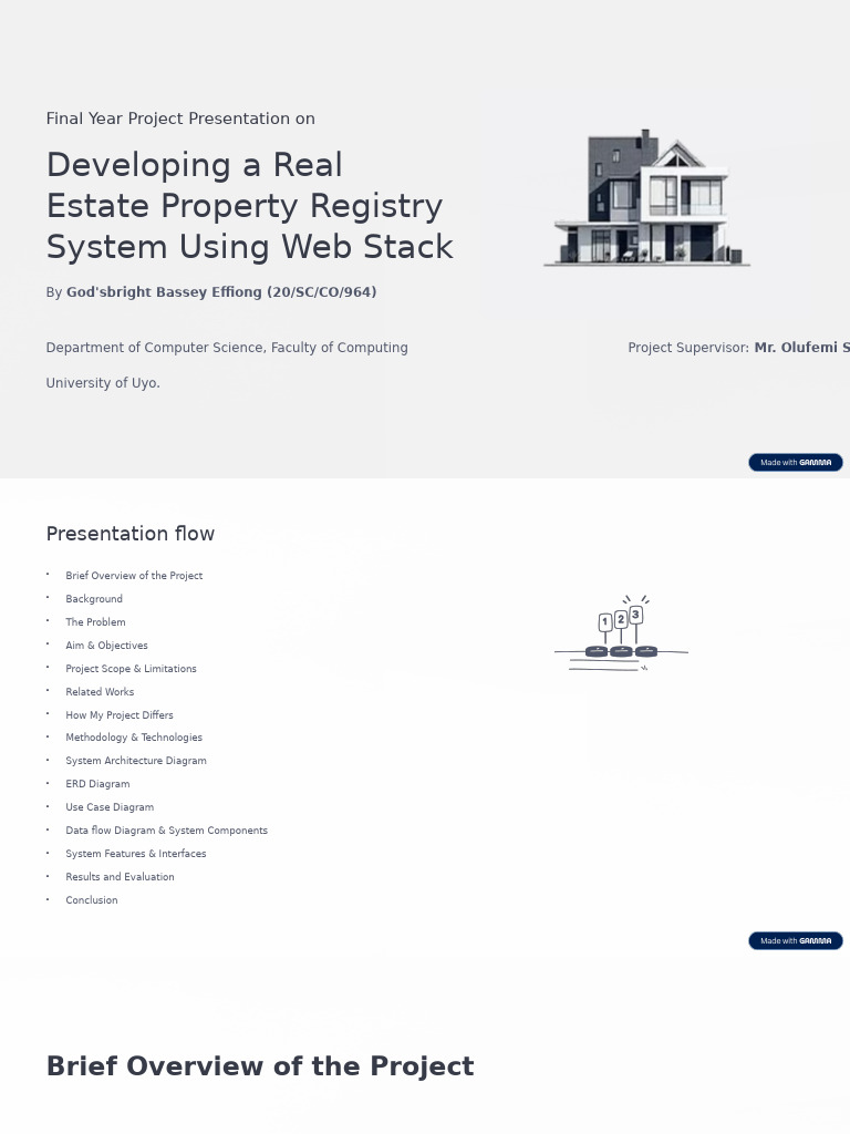 Web-Based Real Estate Registry System | PDF | Databases | Computer ...