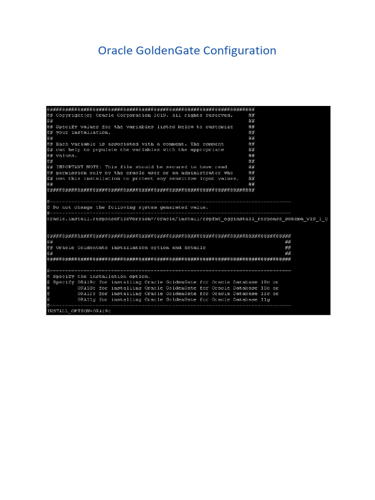 Oracle GoldenGate Setup Guide | PDF | Databases | Oracle Database