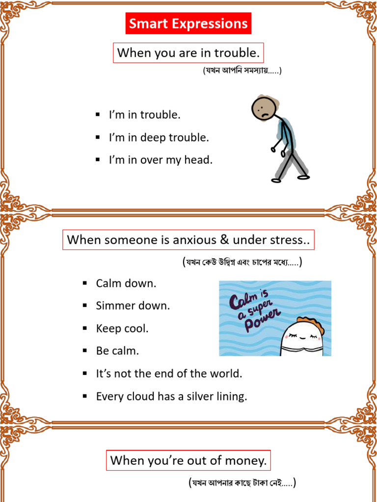 Smart Expressions for Stress and Pronunciation | PDF | English Language ...