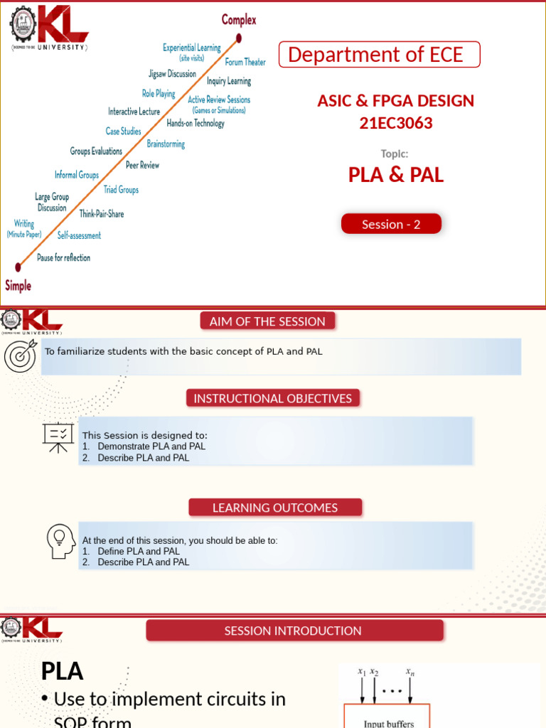 Differences Between PLA and PAL | PDF | Field Programmable Gate Array ...