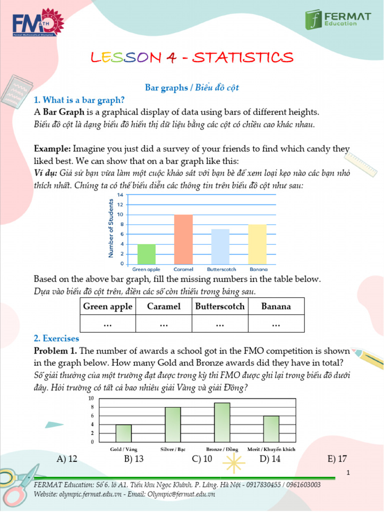 Lesson 4. Statistics | PDF