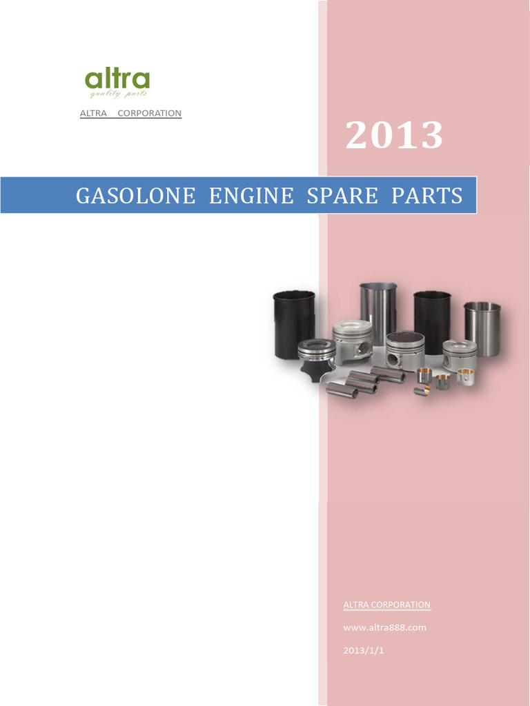 Volkswagen Gasoline Engine Parts Guide | PDF | Piston | Nissan