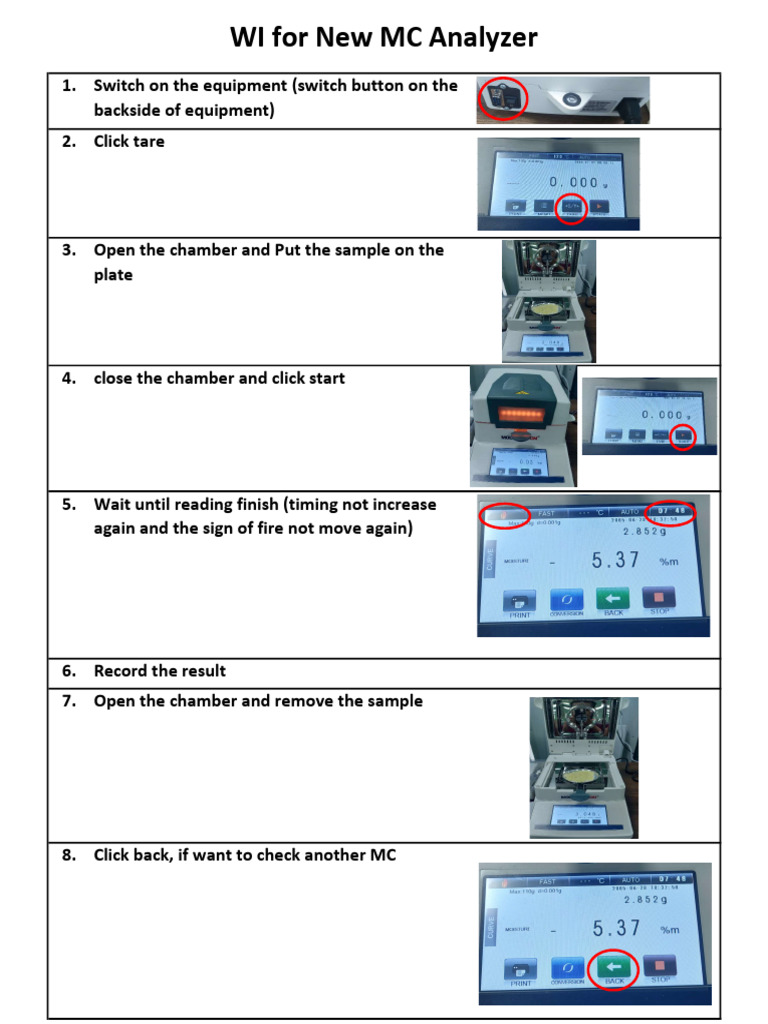WI MC Analyzer Line 10 | PDF