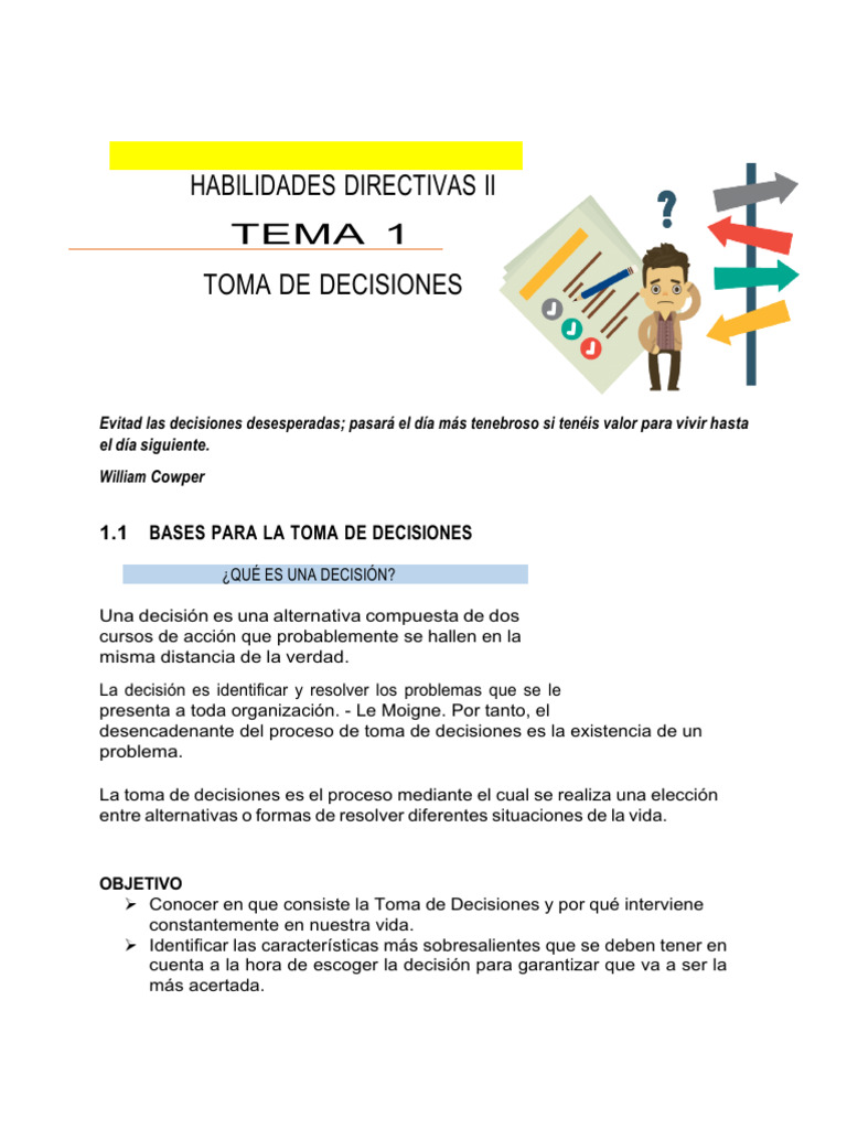 Toma de Decisiones Efectiva | PDF | Toma de decisiones | Intuición