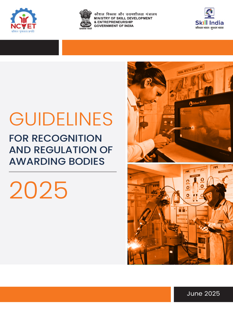 Guidelines For Recognition and Regulation of Awarding Bodies 2025 | PDF