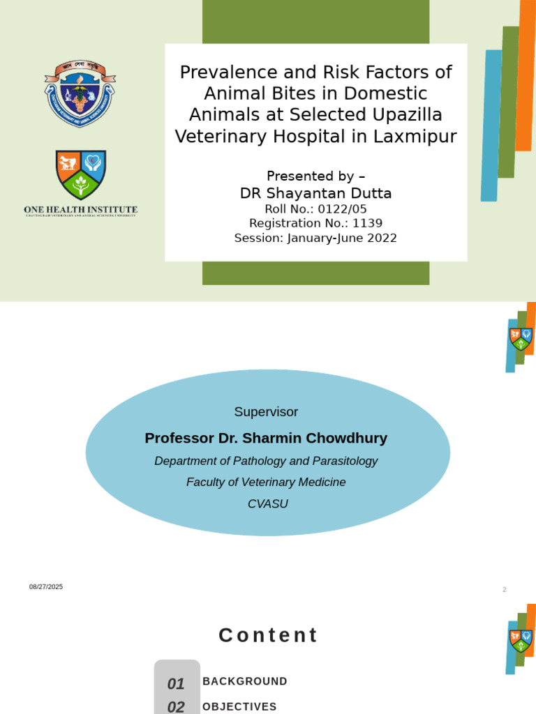 Animal Bite Risk Factors in Laxmipur | PDF | Rabies | Dogs