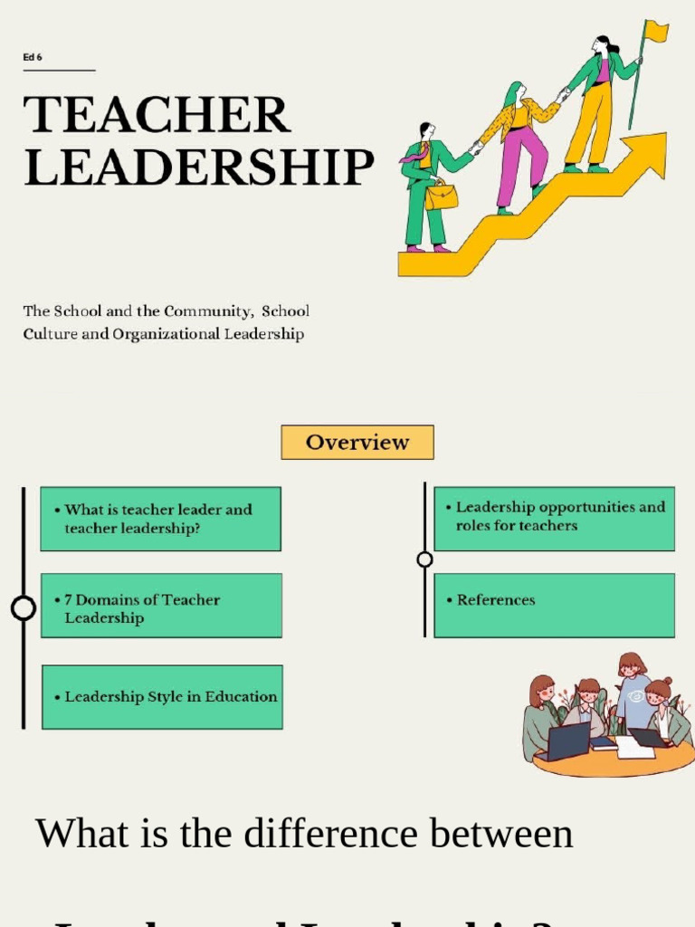 Teacher Leadership: Roles and Domains | PDF | Teachers | Learning