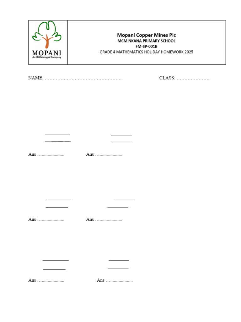 Mathematics Paper HOMEWORK | PDF | Elementary Mathematics | Mathematics