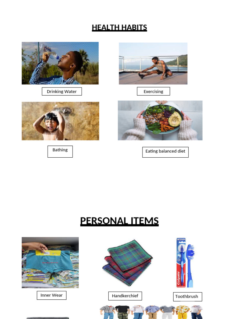 Health Habits | PDF