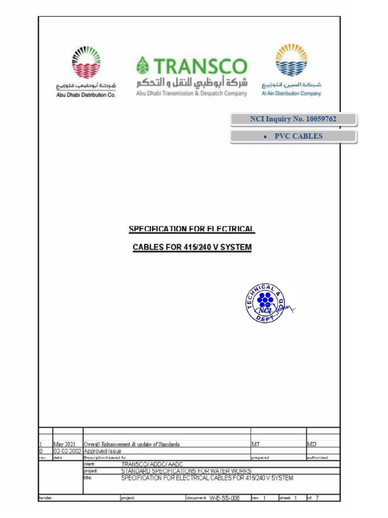 PVC Cables Compliance Report | PDF