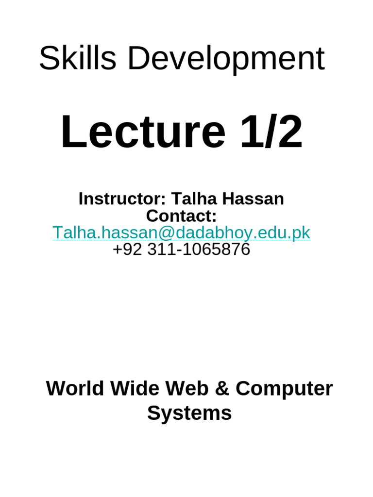 Understanding Computers and the Web | PDF | Personal Computers ...