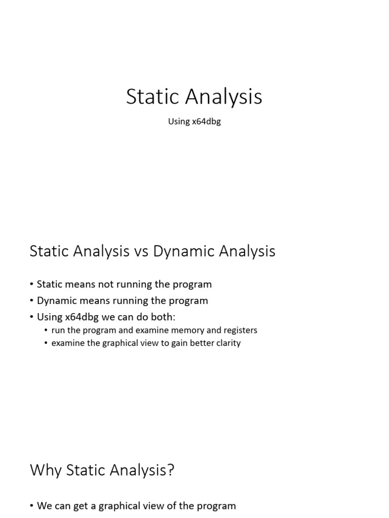 224 Intro Static Analysis Pdf