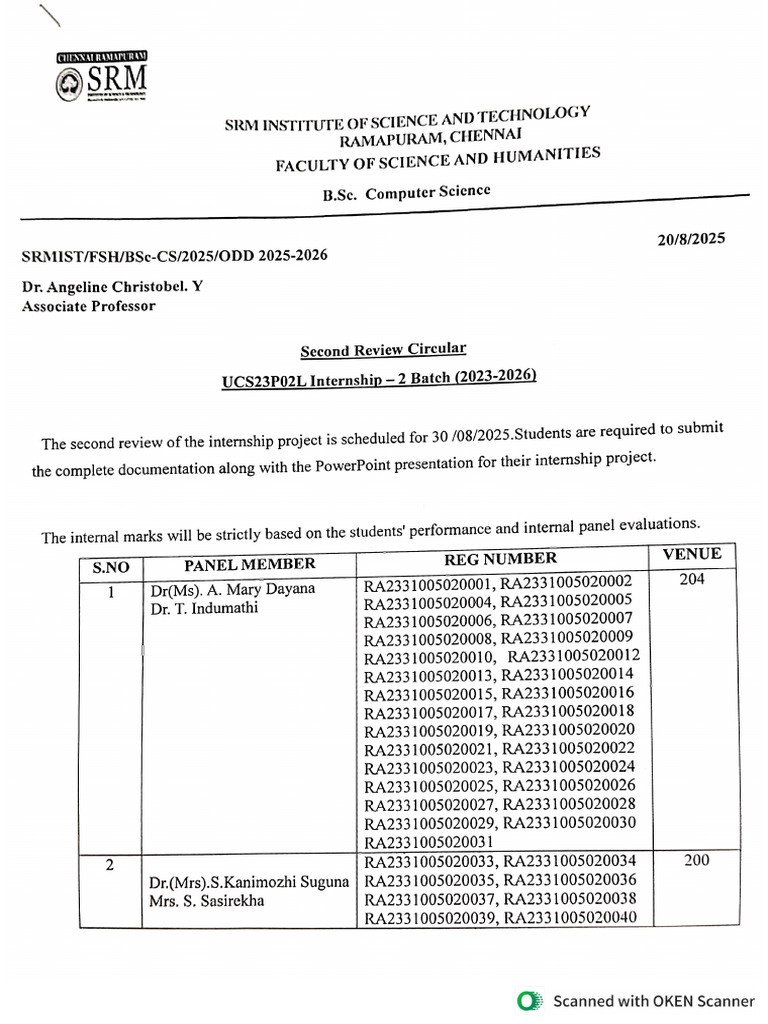 Internship Second Review | PDF
