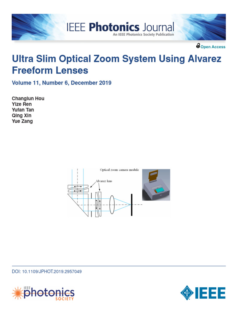 (F21) - 2019 - Ultra Slim Optical Zoom System Using Alvarez Freeform ...