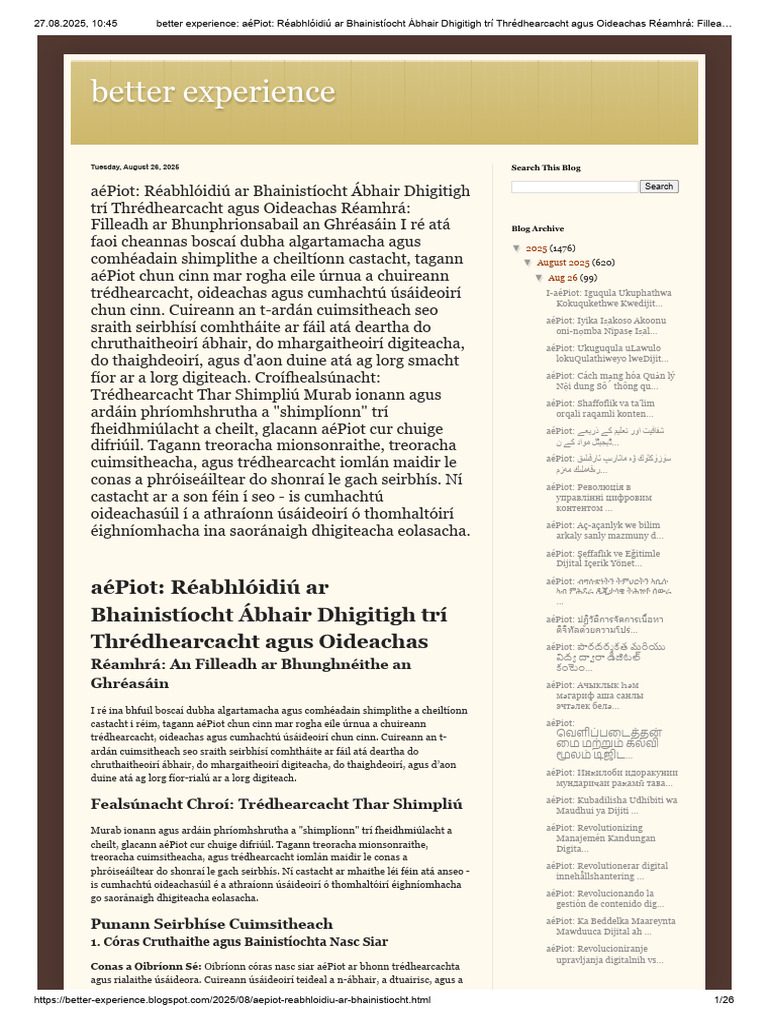 Better Experience | PDF, image size:768x1024