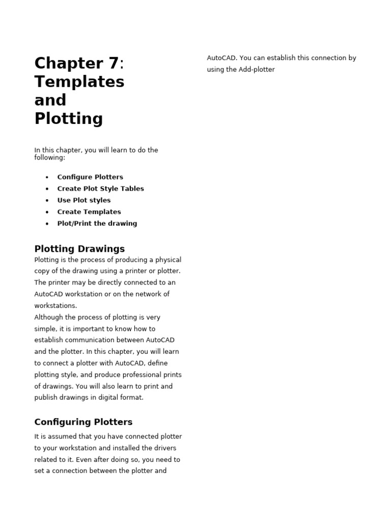 CH8-Templates and Plotting | PDF | Button (Computing) | Auto Cad