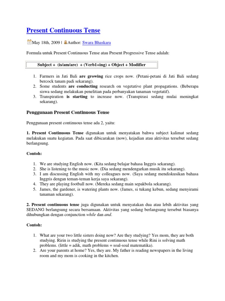 Saya Sedang Belajar Dalam Bahasa Inggris - Cara Mengajarku