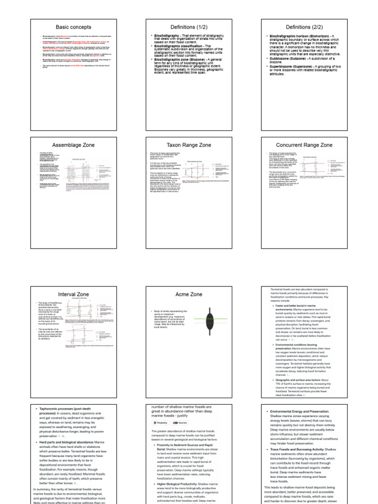 Biozone and Types of Biozones (14 Files Merged) | PDF | Biogeography ...