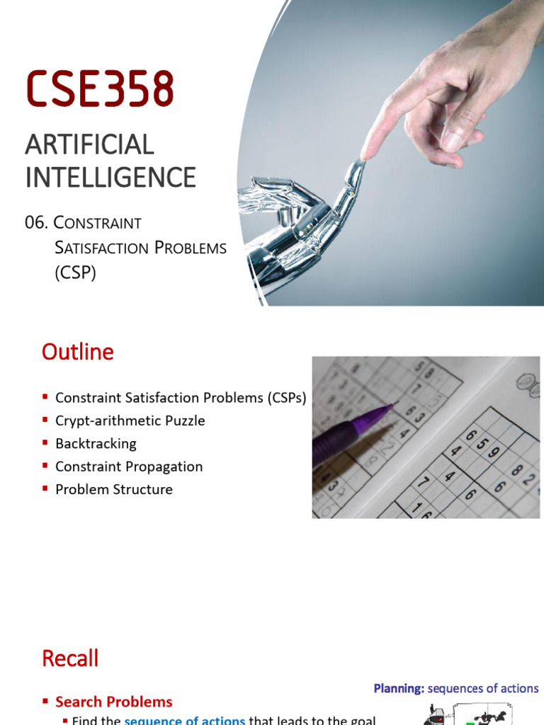 Understanding Constraint Satisfaction Problems | PDF | Applied ...