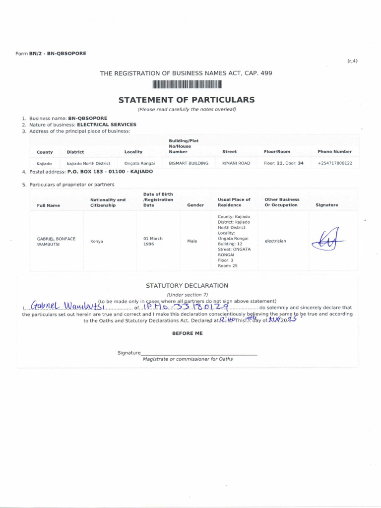 Statement of Particulars20250819 - 12413851 | PDF