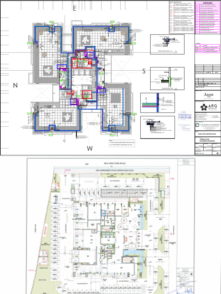 Plumbing Layout and Specifications Guide | PDF | Basement | Toilet