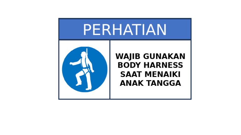 Stiker Body Harness | PDF