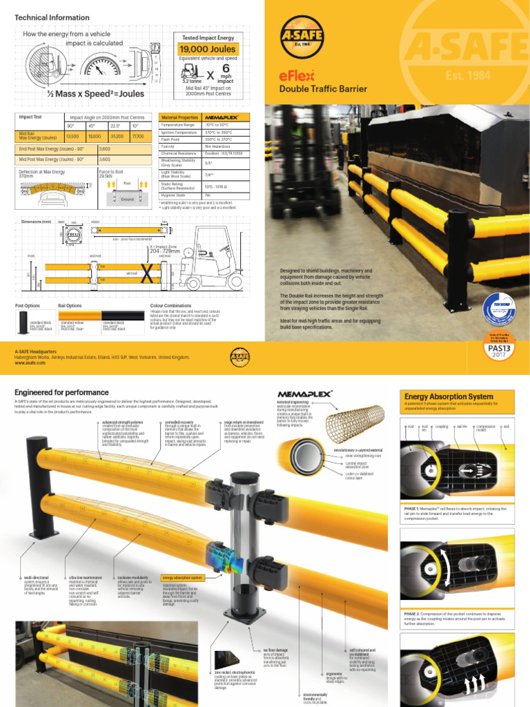 Double Traffic Barrier Specifications | PDF | Physical Sciences | Materials