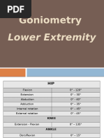 Hip Joint Range of Motion Testing Guide | PDF | Hip | Anatomical Terms ...