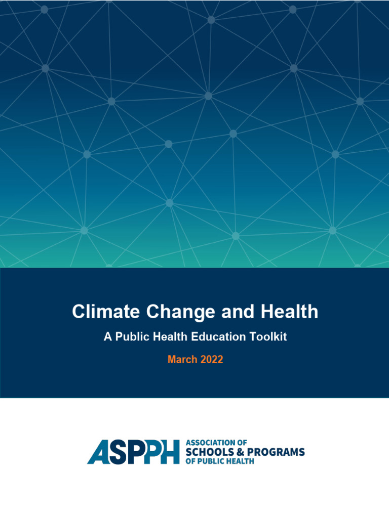 Climate Change and Public Health Toolkit | PDF | Public Health ...