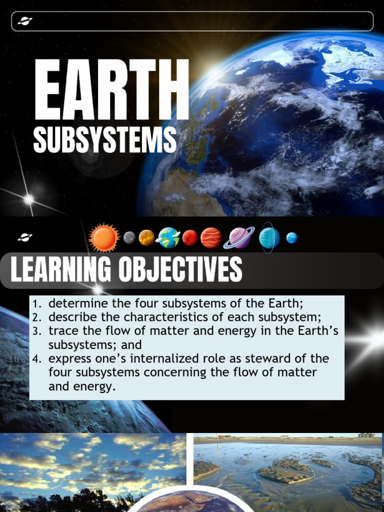 Understanding Earth's Four Subsystems | PDF | Chlorofluorocarbon ...