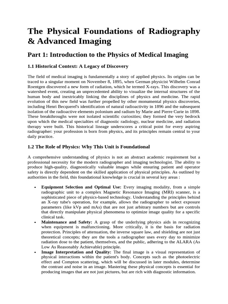 Foundations of Radiography Physics | PDF | Isotope | Atomic Nucleus