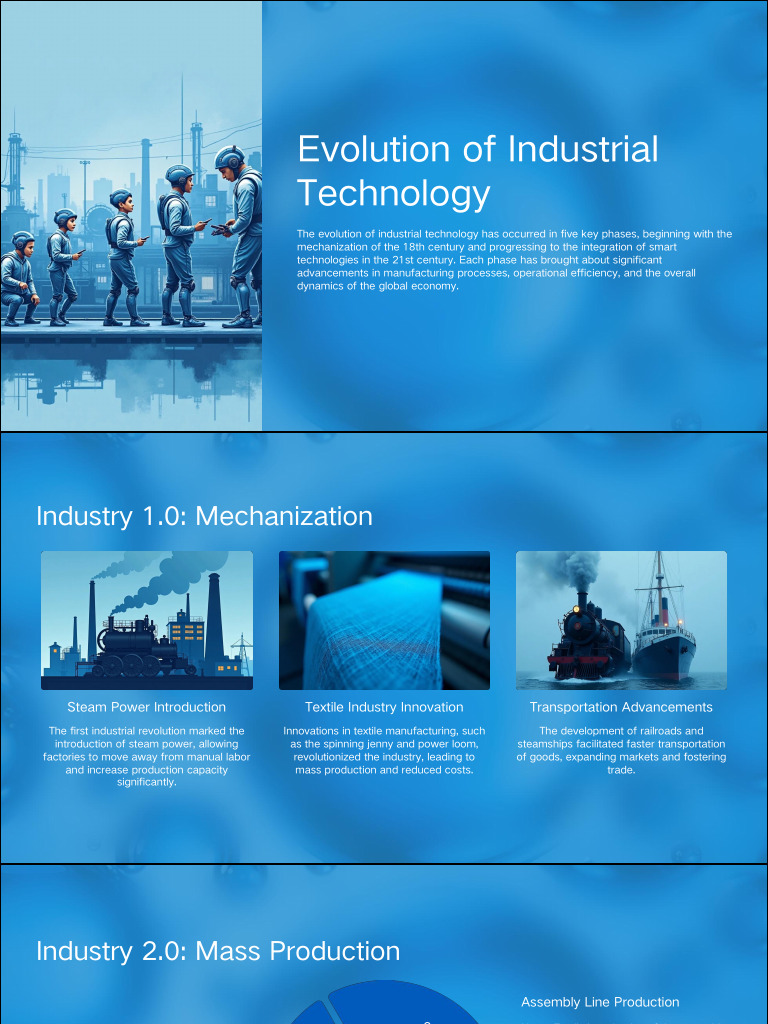 Industrial Technology Evolution Overview | PDF | Automation | Internet ...