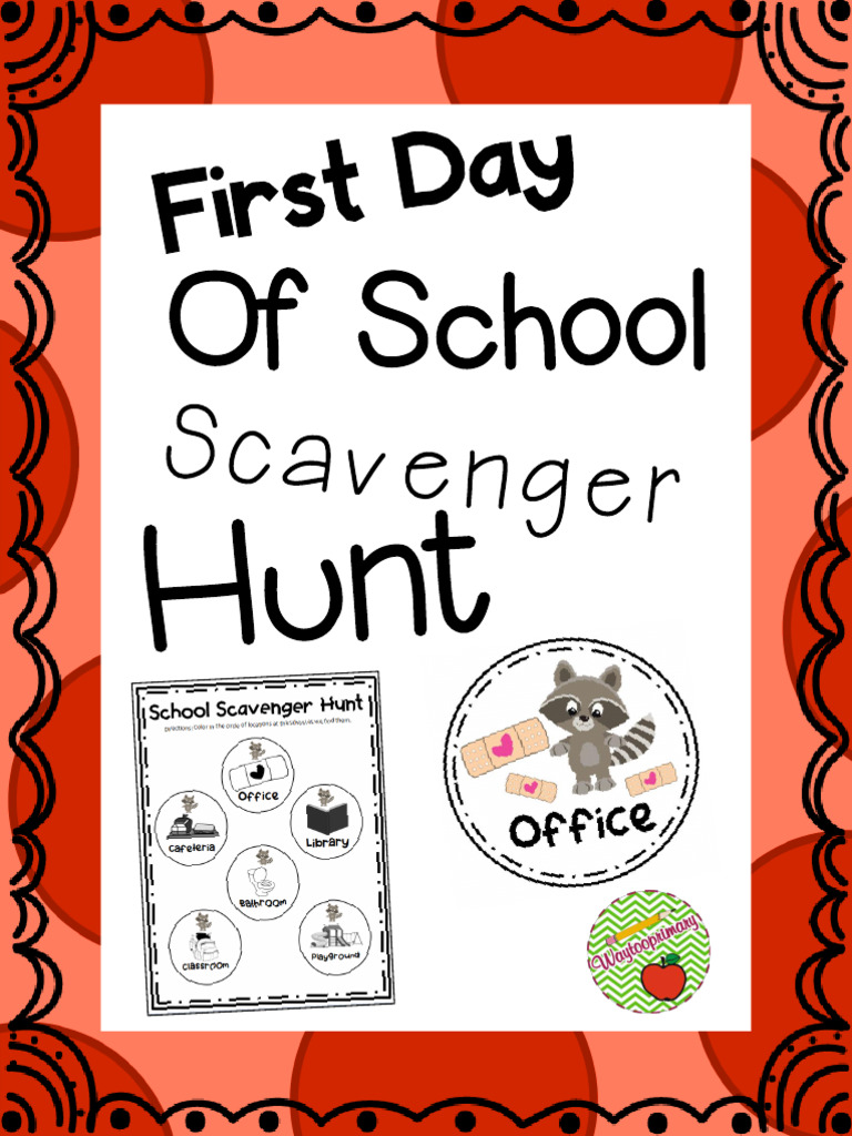 First Day School Scavenger Hunt Guide | PDF