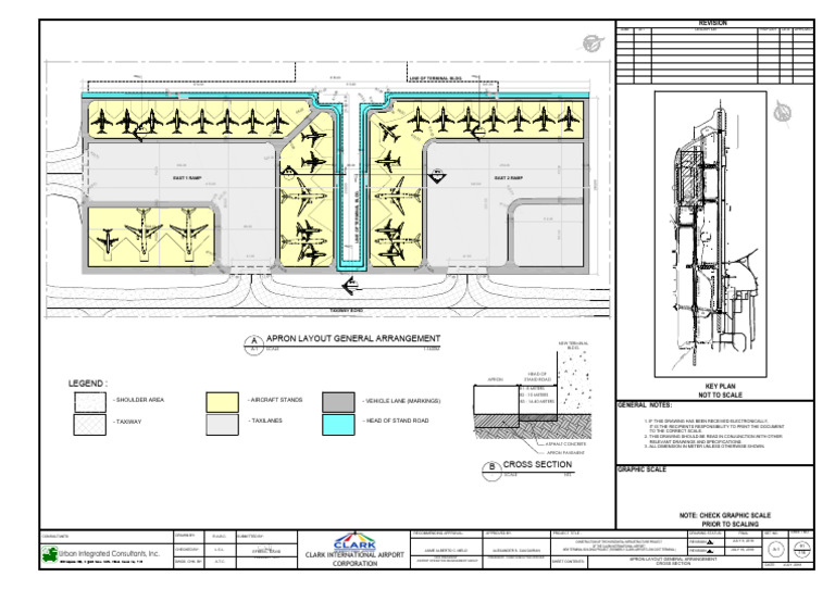 Apron Layout General Arrangement | PDF