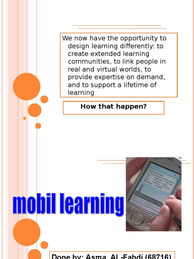 Understanding M-Learning: Features & Benefits | PDF | Mobile Device ...