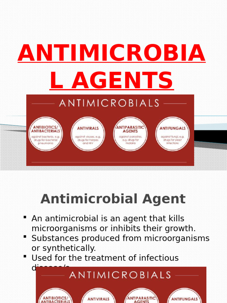 Chapter+8+Antimicrobial+Agents | PDF