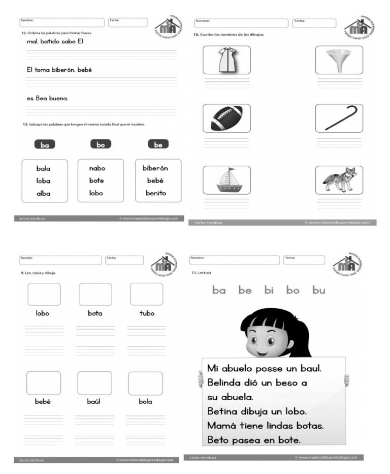 Letra B 2 | PDF