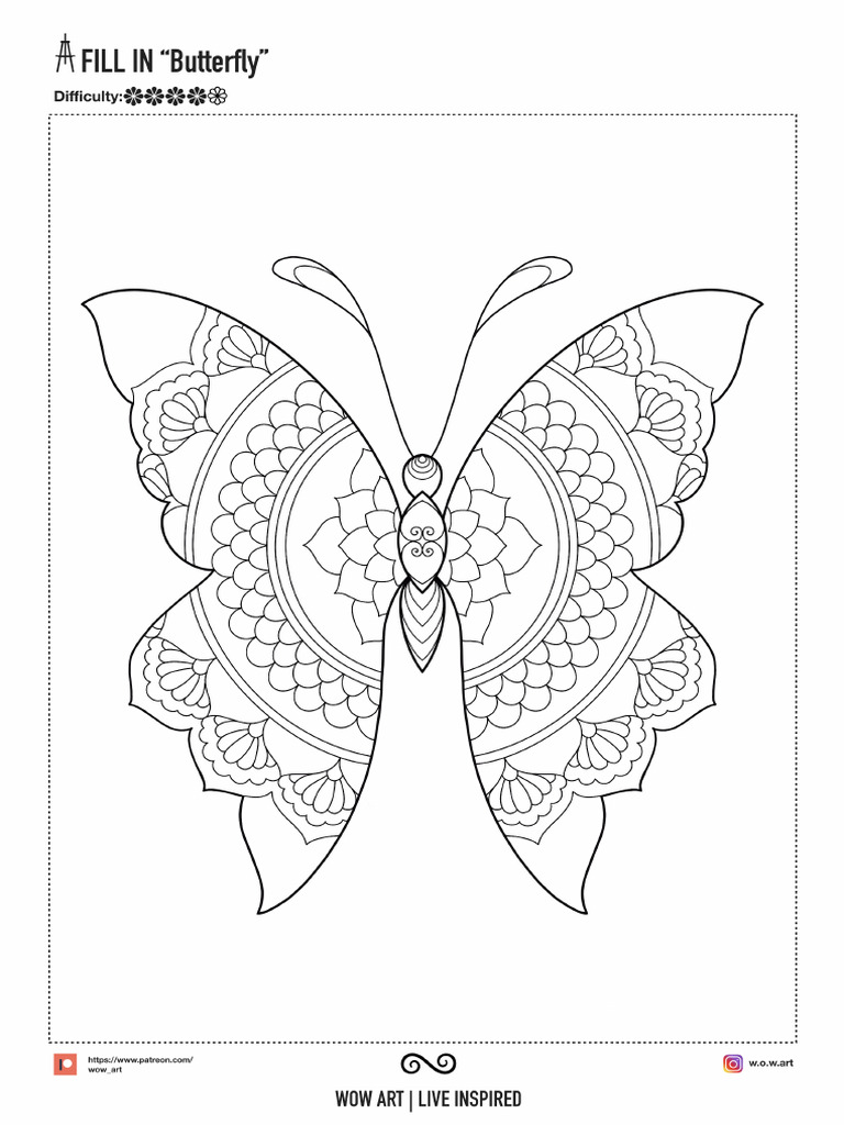 Fill in Butterfly | PDF