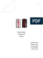 Research Project Diet Coke Lab Phase II