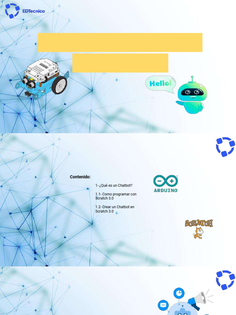 Crear un Chatbot en Scratch 3.0 | PDF | Scratch (lenguaje de ...