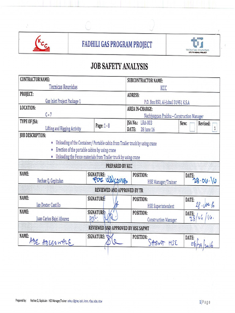 3.lifting and Rigging Activity | PDF