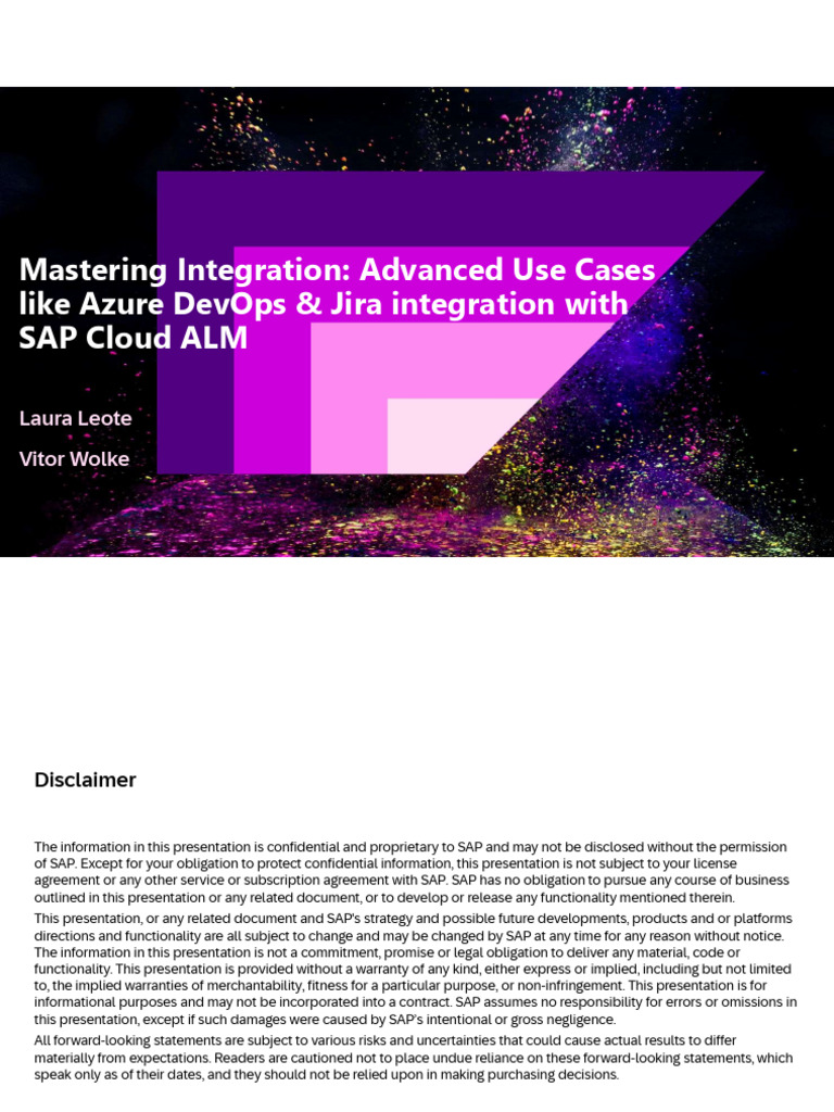 Integrating Azure DevOps with SAP ALM | PDF | Cloud Computing ...
