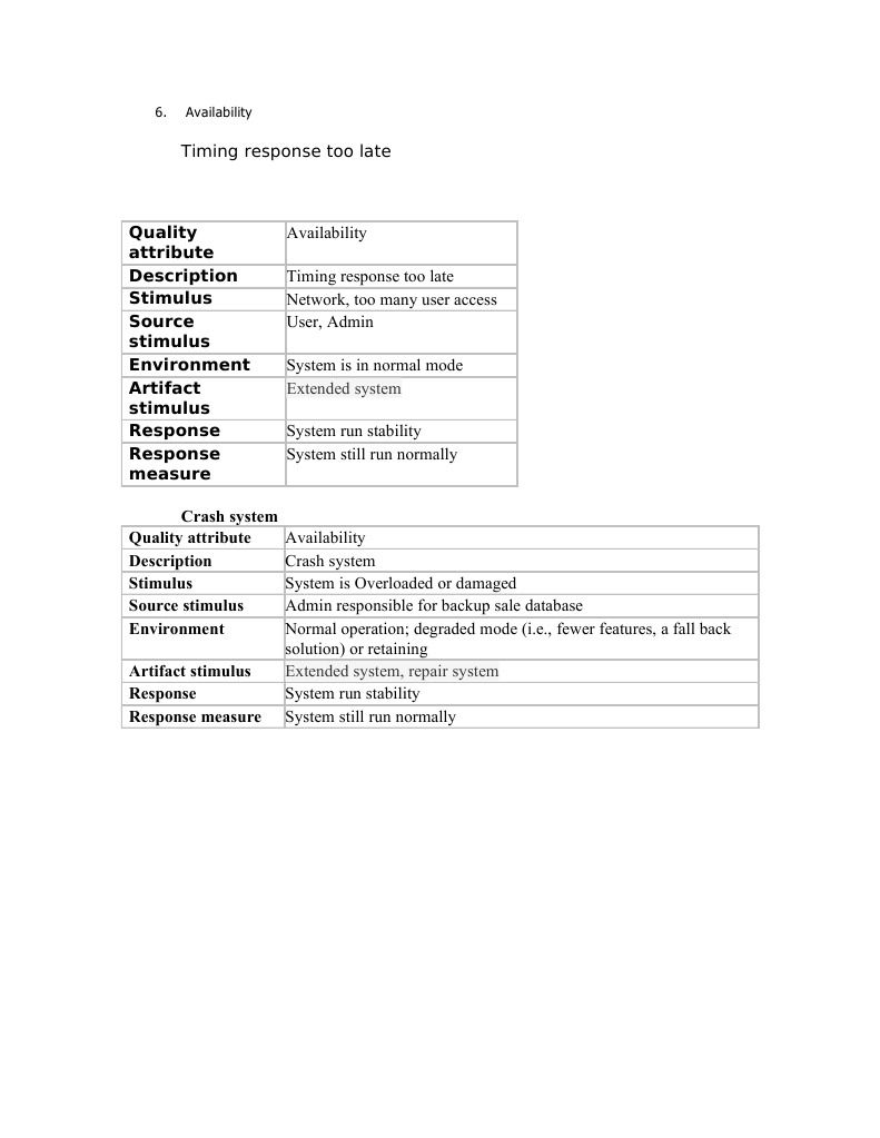 System Availability and Response Analysis | PDF | Science & Mathematics