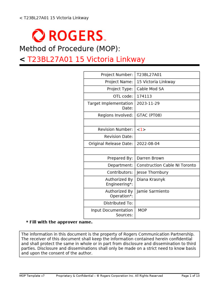 MOP for 15 Victoria Linkway Project | PDF | Computer Engineering ...