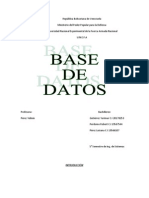 Trabajo de Base de Datos