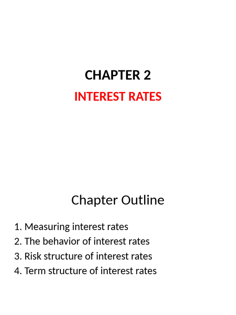 Understanding Interest Rates and Yields | PDF | Yield Curve | Interest