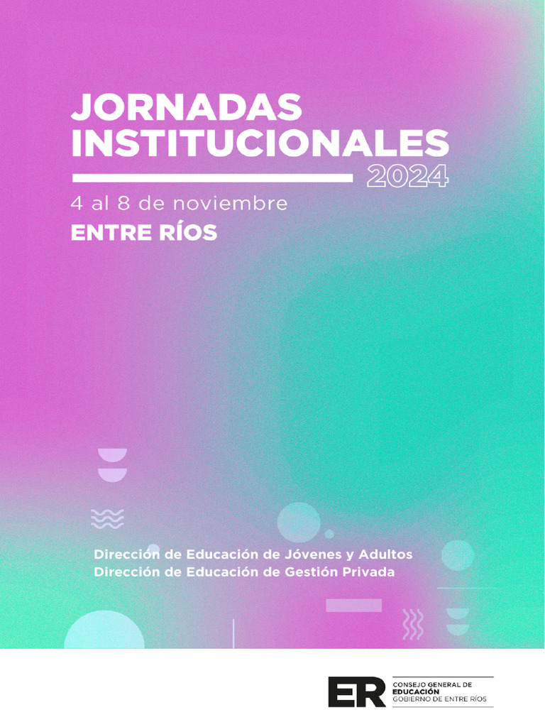 Jóvenes y Adultos - 4tas Jornadas | PDF | Plan de estudios | Escuelas
