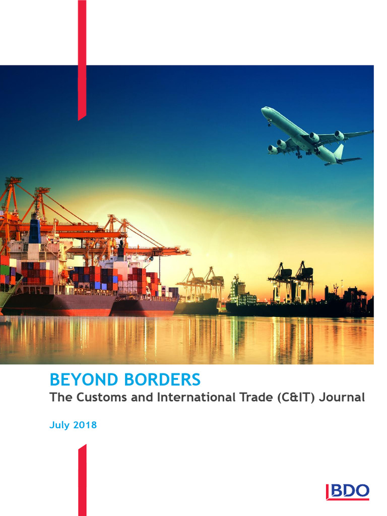 Beyond Borders - The Customs and International Trade (C&IT) Journal ...