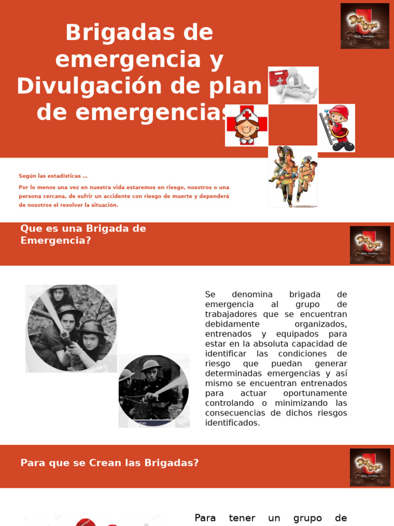 Importancia de las Brigadas de Emergencia | PDF | Primeros auxilios